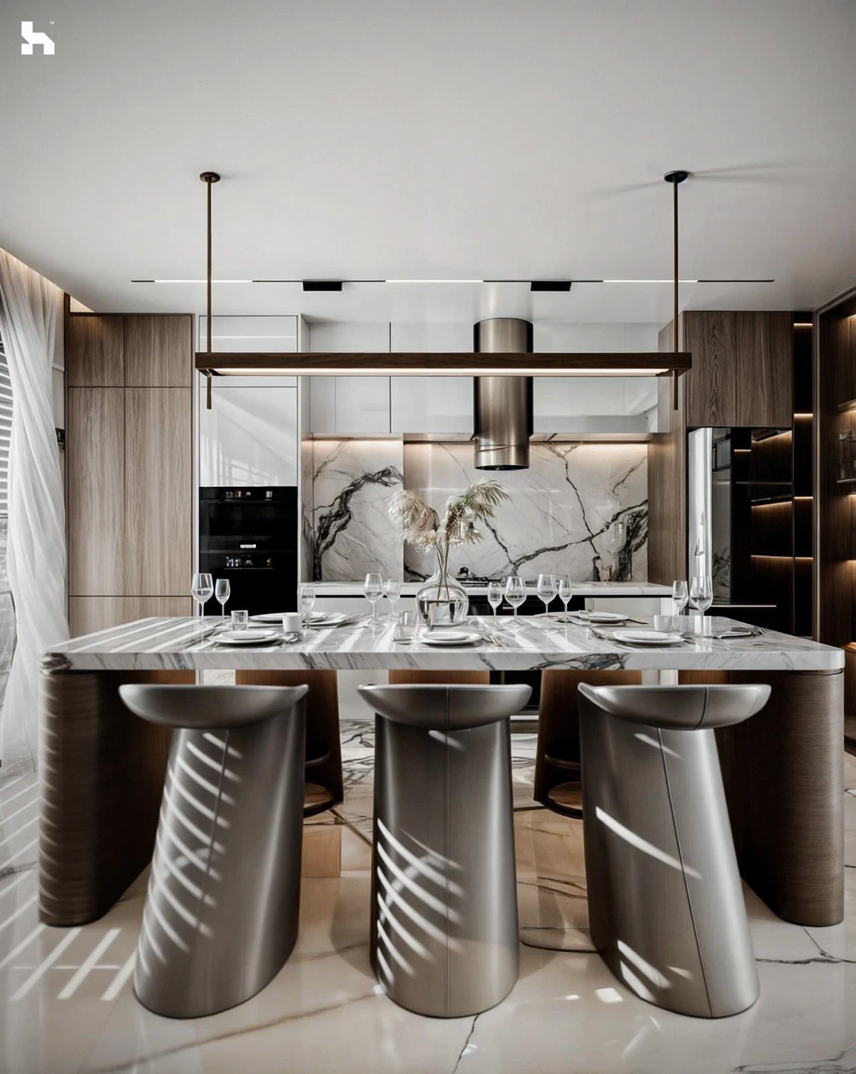 BW Kitchen interior project in Madinaty